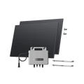 Load image into Gallery viewer, EcoFlow STREAM Adjustable Facade Kit 90° Wall / (800Wp) 2 × 400W Rigid Solar Panel + STREAM Microinverter / Bracket: Facade
