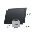 Load image into Gallery viewer, EcoFlow STREAM Adjustable Facade Kit 90° Wall / (800Wp) 2 × 400W Rigid Solar Panel + STREAM Microinverter / Bracket: Facade
