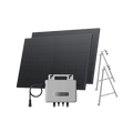 Load image into Gallery viewer, EcoFlow STREAM Balcony Kit Concrete Balcony / (800Wp) 2 × 400W Rigid Solar Panel + STREAM Microinverter / Bracket: Concrete Balcony
