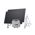 Load image into Gallery viewer, EcoFlow STREAM Balcony Kit Glass Balcony / (900Wp) 2 × 450W Rigid Solar Panel + STREAM Microinverter / Bracket: Semi-enclosed Balcony
