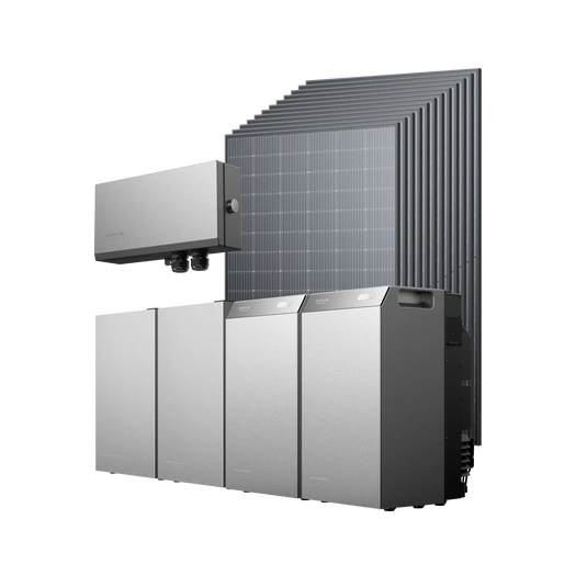 EcoFlow STREAM Gateway 2 x STREAM 5000 + 2 x STREAM Expansion Battery 5000 + 12 x 500Wp Solar Panels + STREAM Gateway