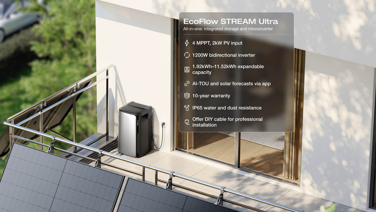 EcoFlow STREAM Series Plug & Play Solar Plant