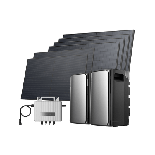 EcoFlow STREAM Ultra/Pro STREAM Ultra / STREAM AC Pro + 4 × 520W Rigid Solar Panel + 2 × 400W Rigid Solar Panel + STREAM Microinverter