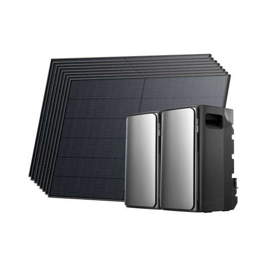 EcoFlow STREAM Ultra/Pro/Max STREAM Ultra / STREAM Ultra+ 8 × 450W Rigid Solar Panel (with 1 × Parallel Cables)