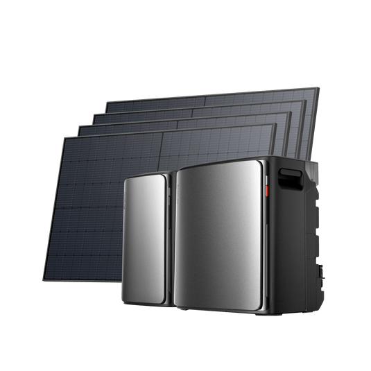 EcoFlow STREAM Ultra X STREAM Ultra X / STREAM AC Pro (with 1 × FREE Parallel Cable) + 4 × 520W Bifacial Solar Panel