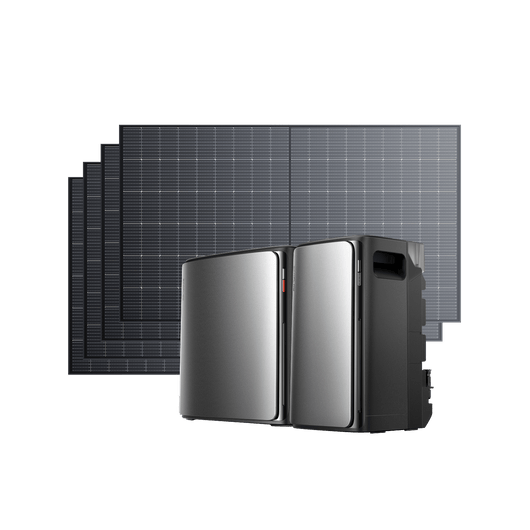 EcoFlow STREAM Ultra X STREAM Ultra X / STREAM Ultra + 4 × 500W Rigid Solar Panel
