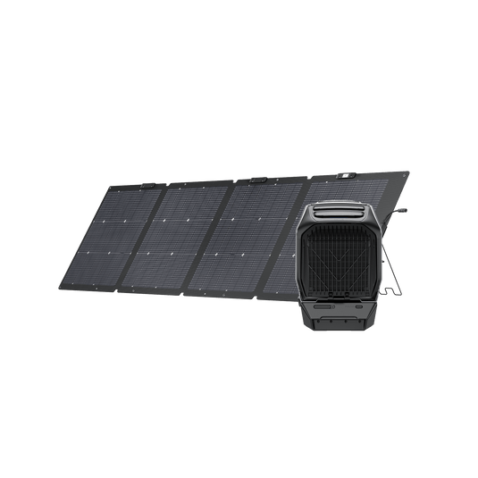 EcoFlow WAVE 3 Portable Air Conditioner WAVE 3 + WAVE 3 Add-on Battery + 220W Bifacial Portable Solar Panel