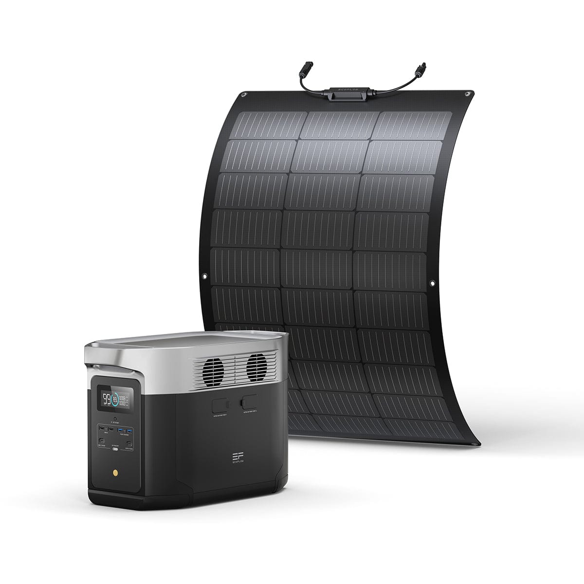 EcoFlow DELTA Max Portable Power Station + 100W Rigid Solar Panel