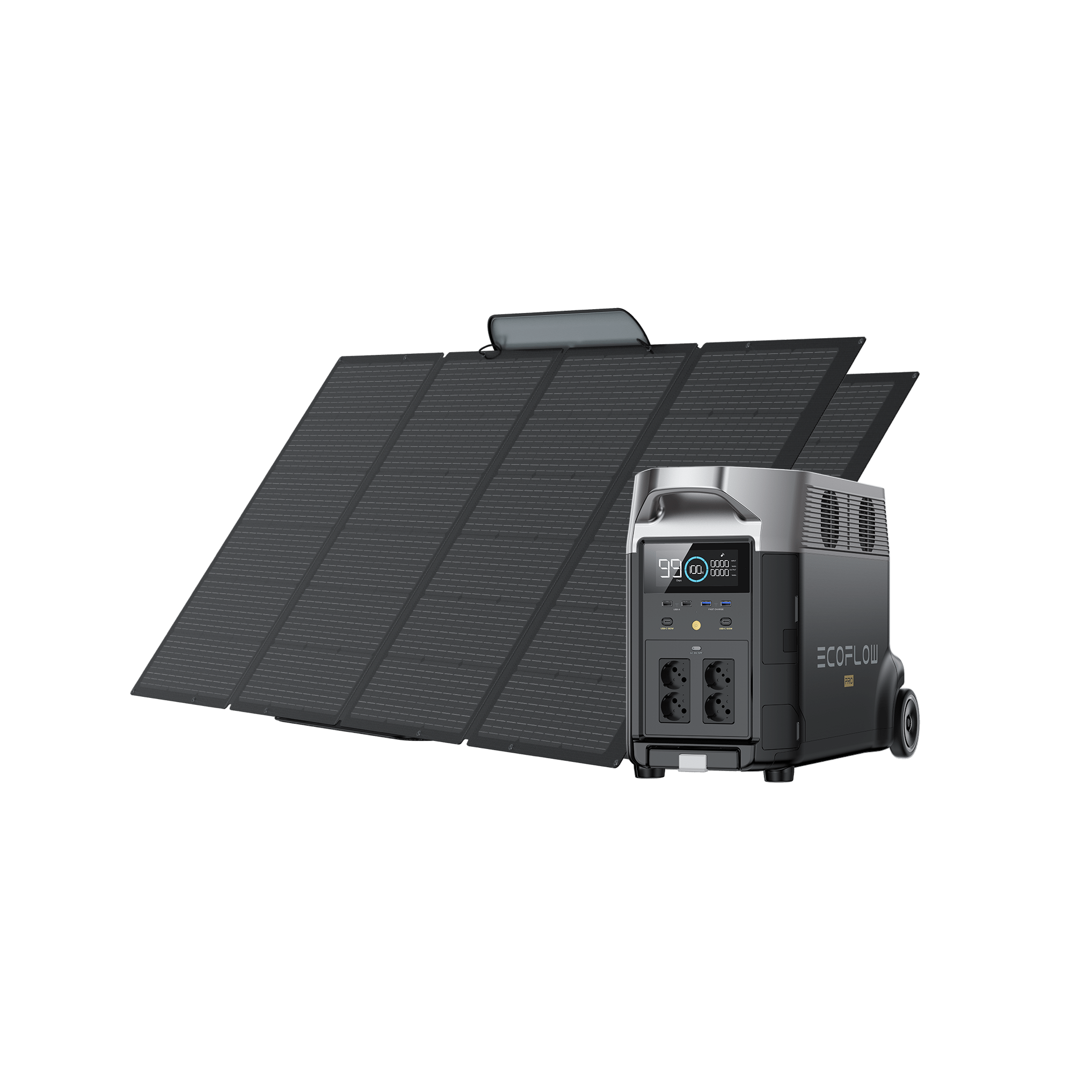 EcoFlow DELTA Pro + 400W Portable Solar Panel