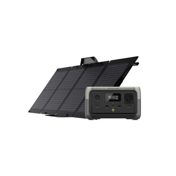 EcoFlow RIVER 2 + 110W Portable Solar Panel