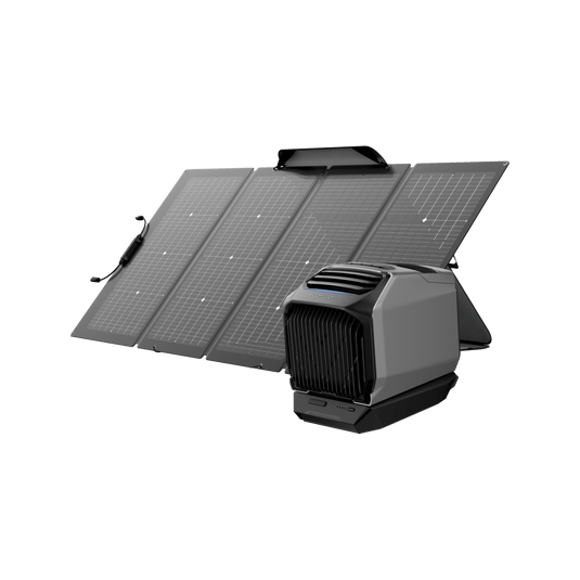 EcoFlow WAVE 2 Portable Air Conditioner WAVE 2 + Add-on battery + 220W Bifacial Solar Panel